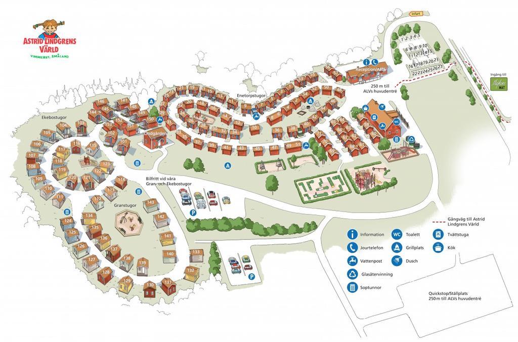 Astrid Lindgrens Vaerlds Gaestboende Vimmerby Exterior photo